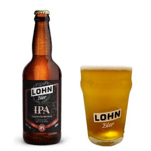 Kit Lohn Bier Cerveja IPA e Copo Pint